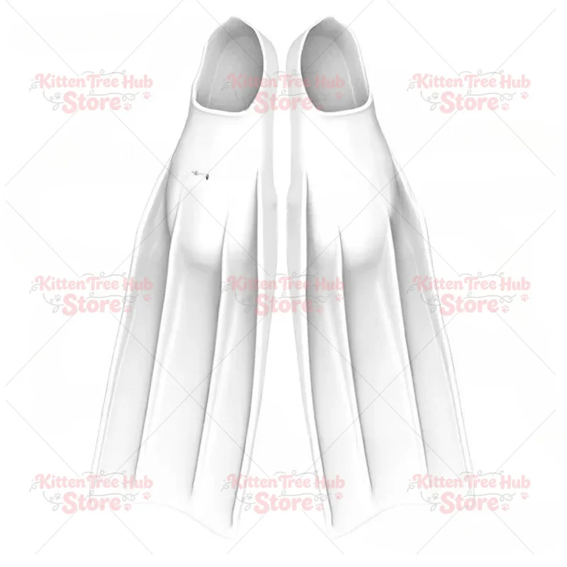 All-silicone Long Fin Diving Swimming Artifact Helps Accelerate Propulsion，Equipped with Soft Long Fins