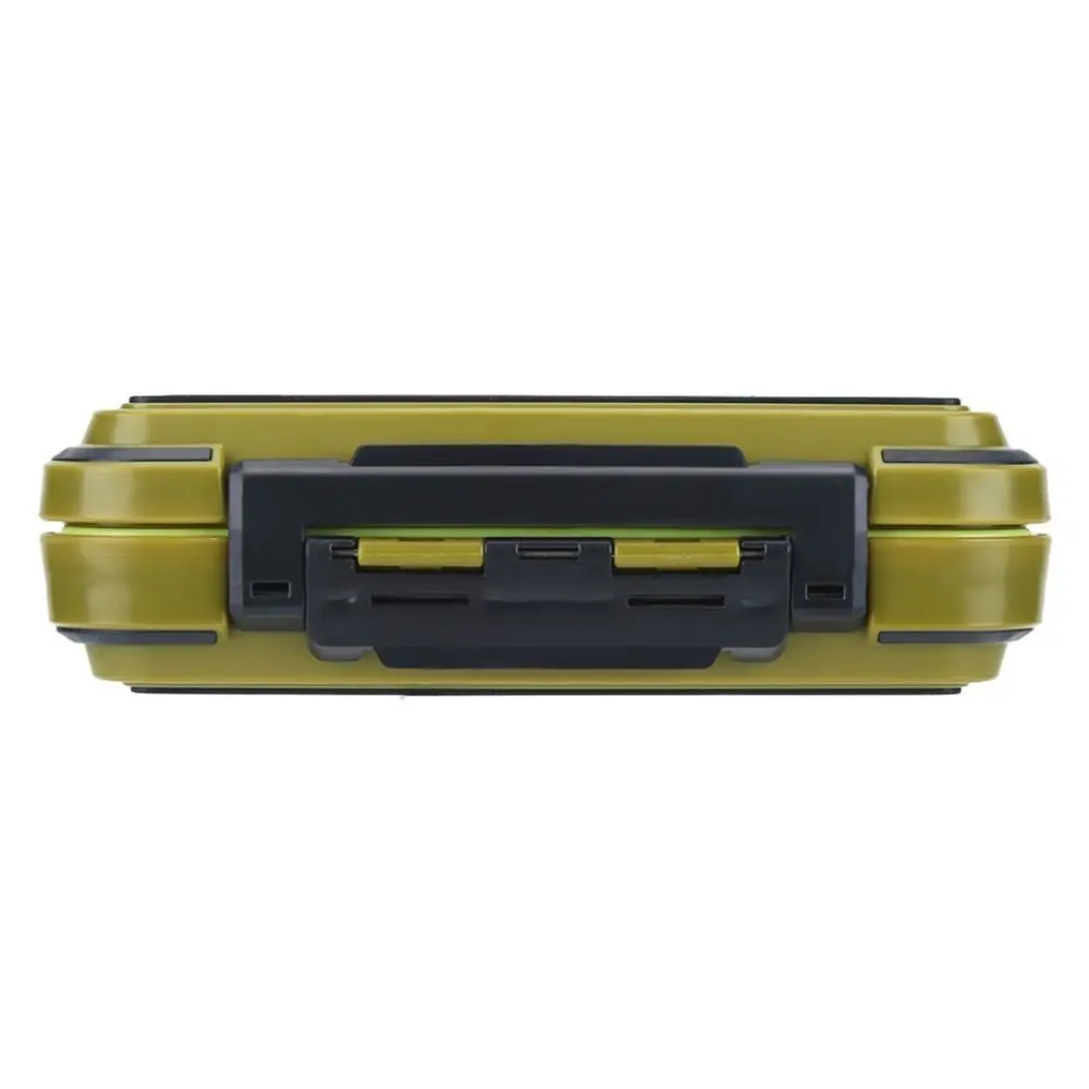 

Waterproof Fishing Tackle Box 24 Slots Double-Sided Fishing Storage Box ABS Two Colors Tackle Box Organizer Bait Storage