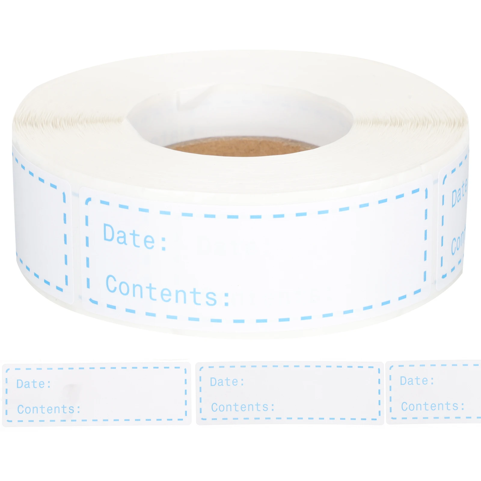 

2 Rolls Sticker Label for Labeling Food Storage Stickers Buffet Labels Sky-blue Paper