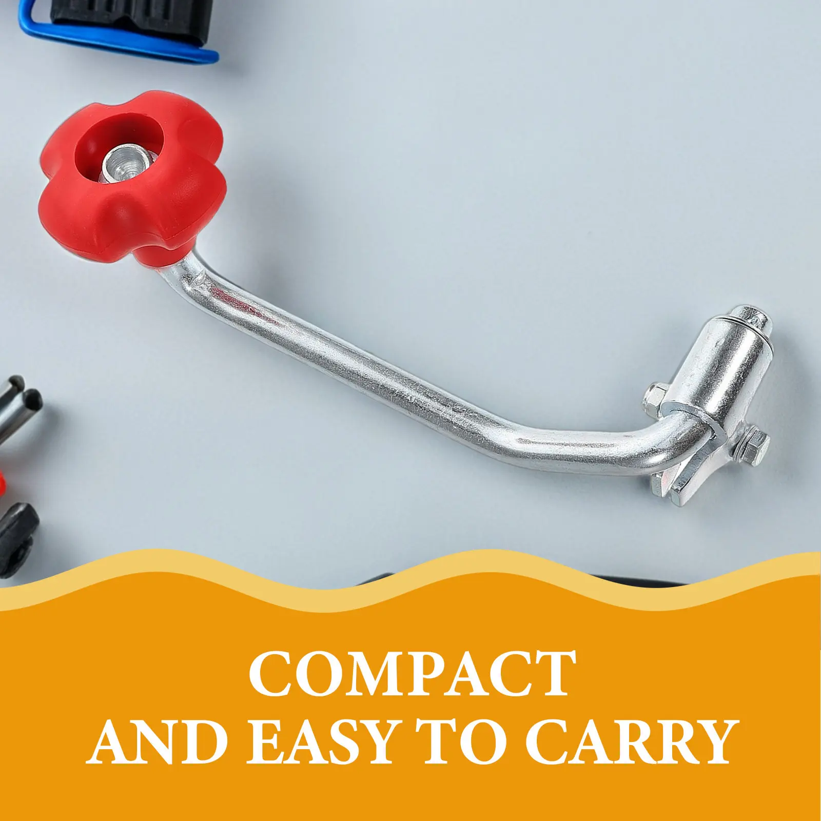 Universal Trailer Jack Handle Replacement Crank Ergonomic Compact Portable Hand Crank Tool for Trailer Transport Car Maintenance