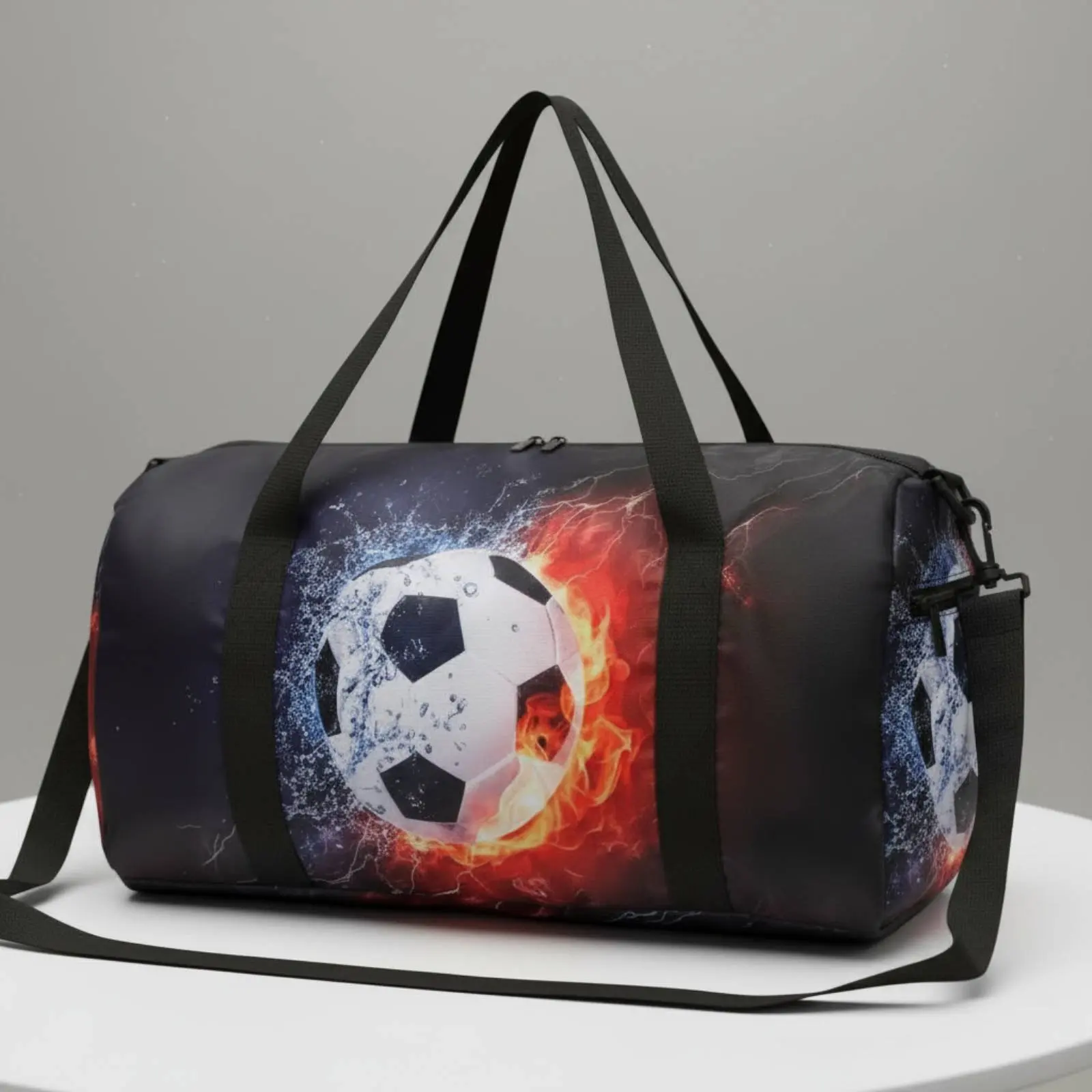 Sports Duffel Bag Multi-Functional Large Capacity Equipment Bag Crossbody Travel Duffel Long-Lasting Multiple Pockets - Image 5