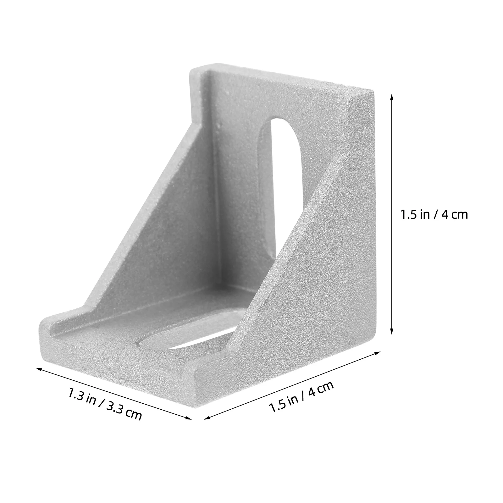 

20Pcs Aluminum Profile Bracket 2020 Corner Brackets Durable Aluminum Alloy Modern Sleek Design 9mm Hole Accessories