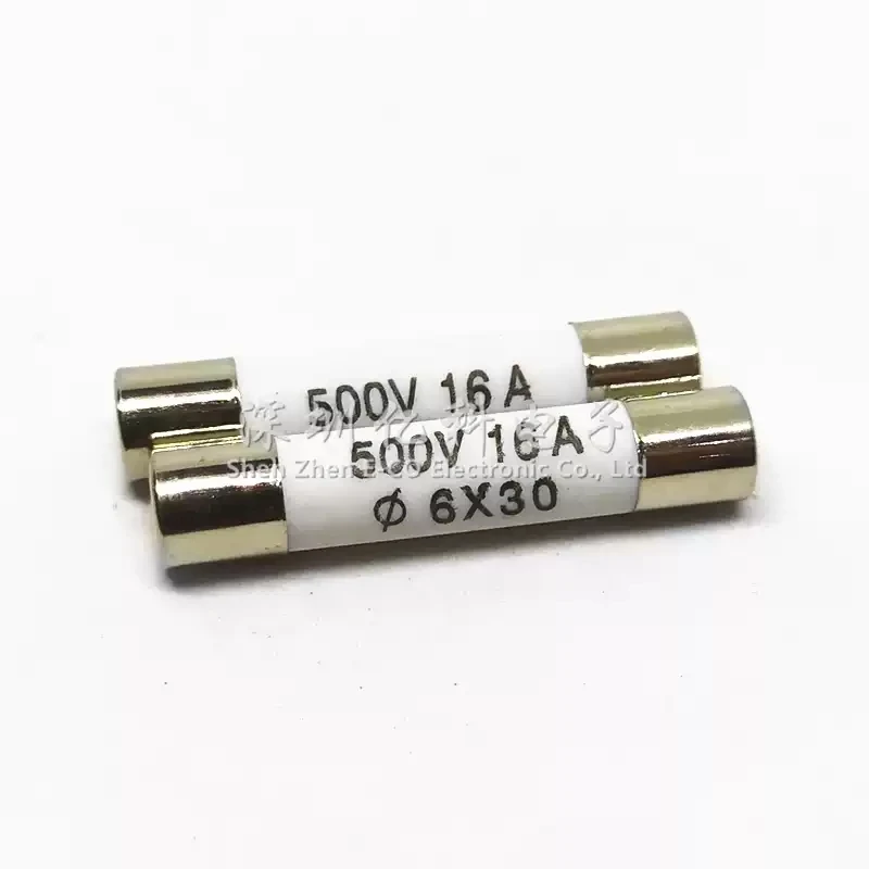 Zhenghao fuse/positive melting 16A ampere 500V R058/RO58 BS1362 6X30 ceramic fuse tube