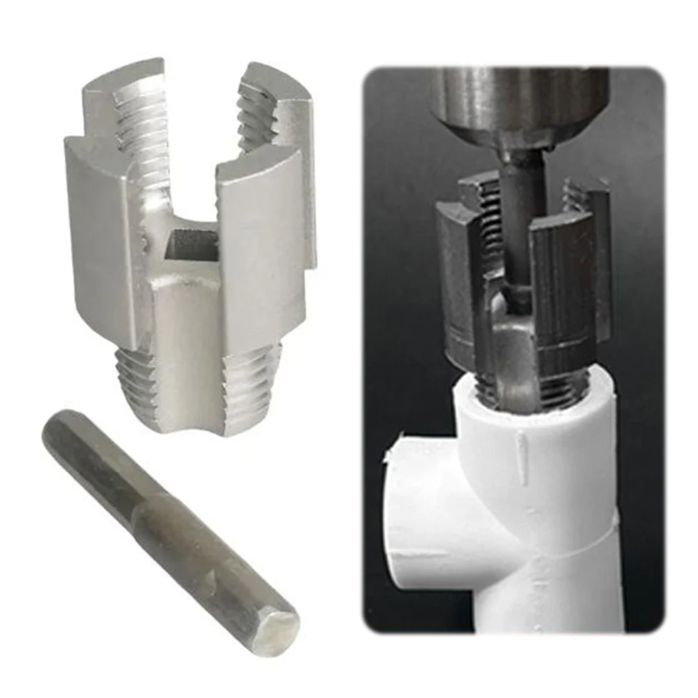 

Integrated Internal & External Pipe Threading Tool PVC Pipe Thread Cutting Tool PVC Pipe Threader Kit for Thread Cutting