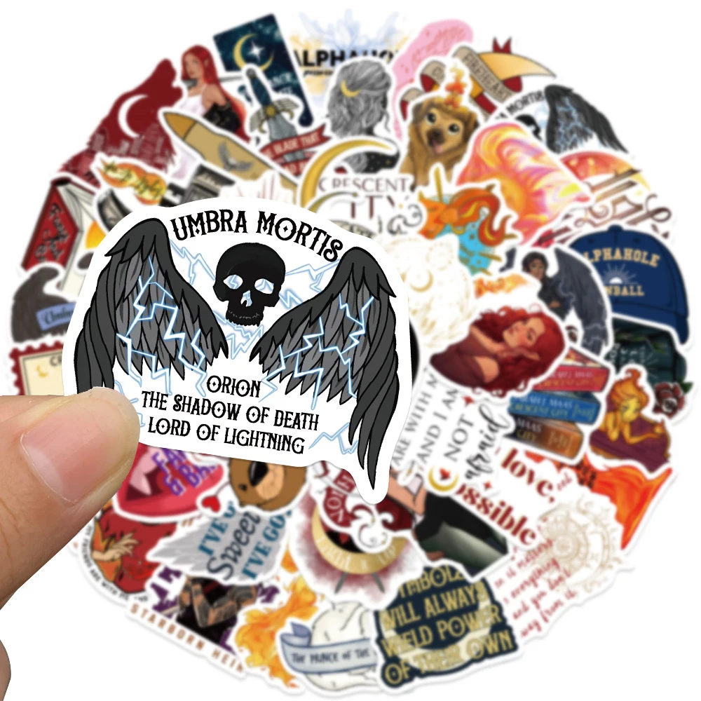 10/30/50 قطعة كول الهلال مدينة الكرتون ملصقات رواية الشارات مقاوم للماء الكتابة على الجدران Skateboard بها بنفسك لوح التزلج المحمول الهاتف ملصق بالجملة