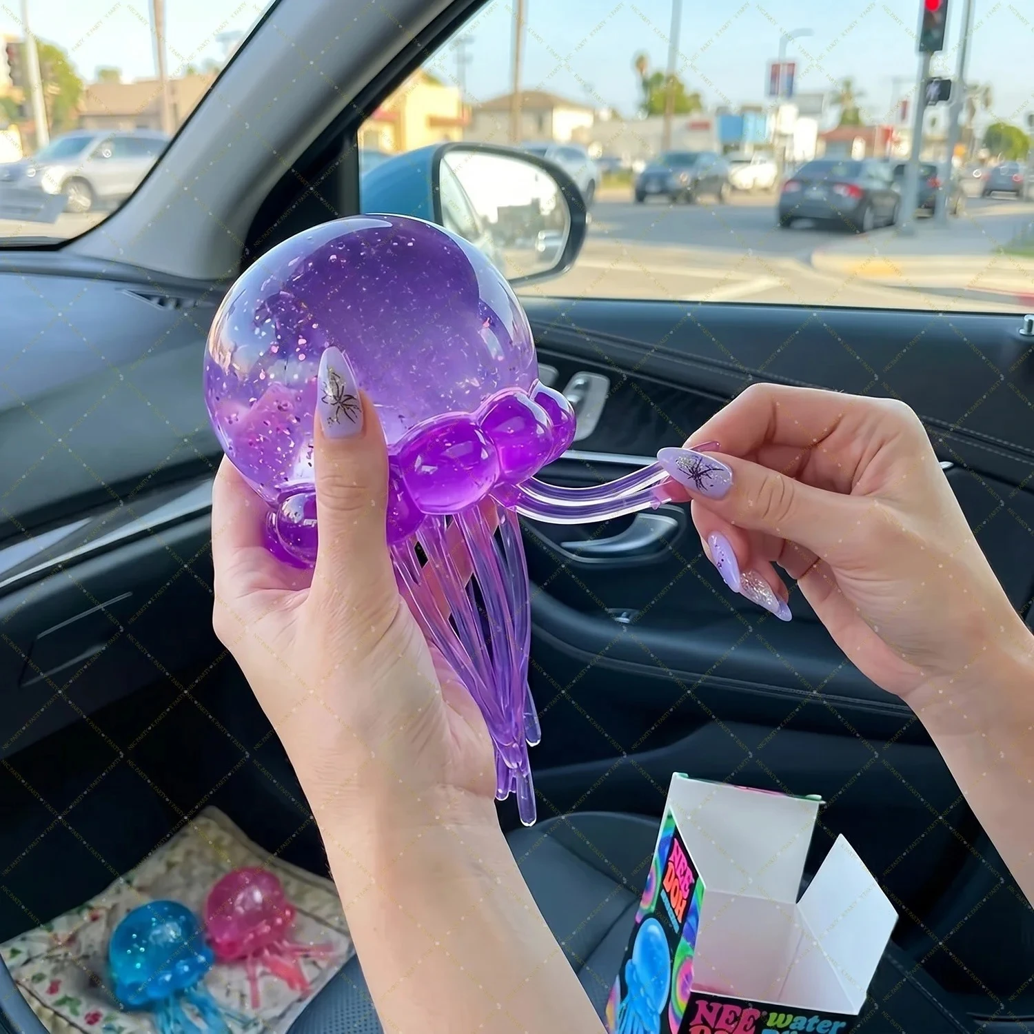 Squishies Jellyfish Squish Toy Fidget Water Sensory Soft Anti-stress Decompress Squeeze Stress Relief Squeeze Party Gifts