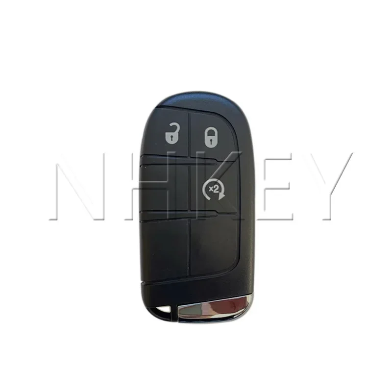 NH key for Jeep Dodge Renegade Chrysler 3 button SIP22 blade keyless Go intelligent remote control car key case