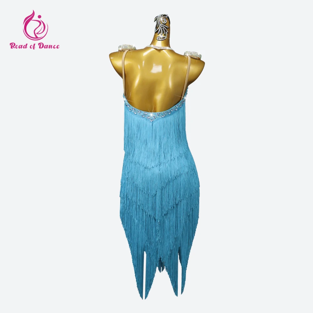 

2026 Women's Dress Latin Dance Dancewear Prom Skirt Sexy Practice Clothing Samba Costume Fringed Outfit Evening Sport Suit