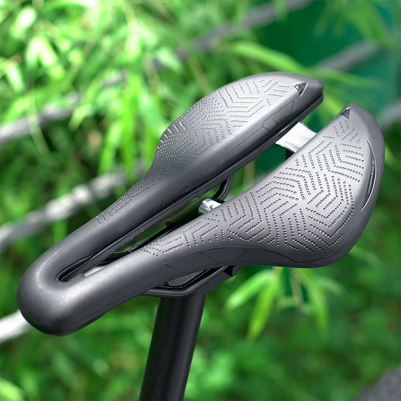 WEST BIKING Hollow Breathable Bike Saddle MTB Road Racing Bicycle Seat Soft Men Cushion PU Waterproof Saddle Cycling Accessories