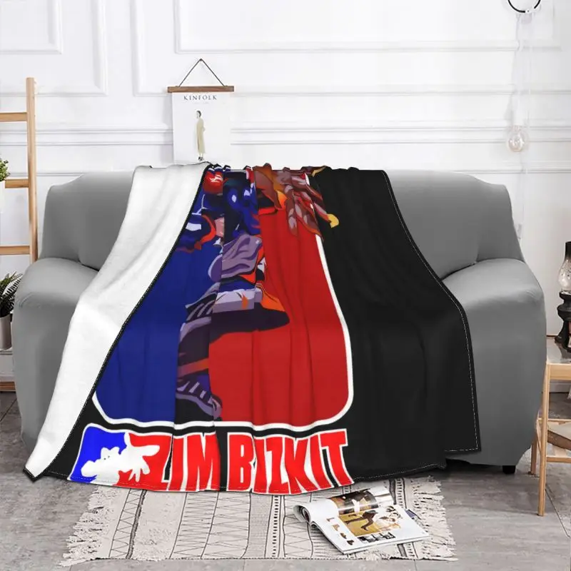 Limp Bizkit Logo Blanket Autumn For Bed Four Seasons Bedding Throws Mechanical Wash