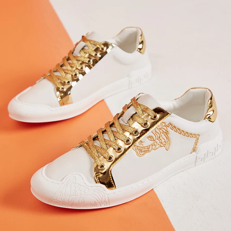 

2025 Men's New Autumn Breathable White Sneakers - Stylish Casual Loafers with Premium Feel