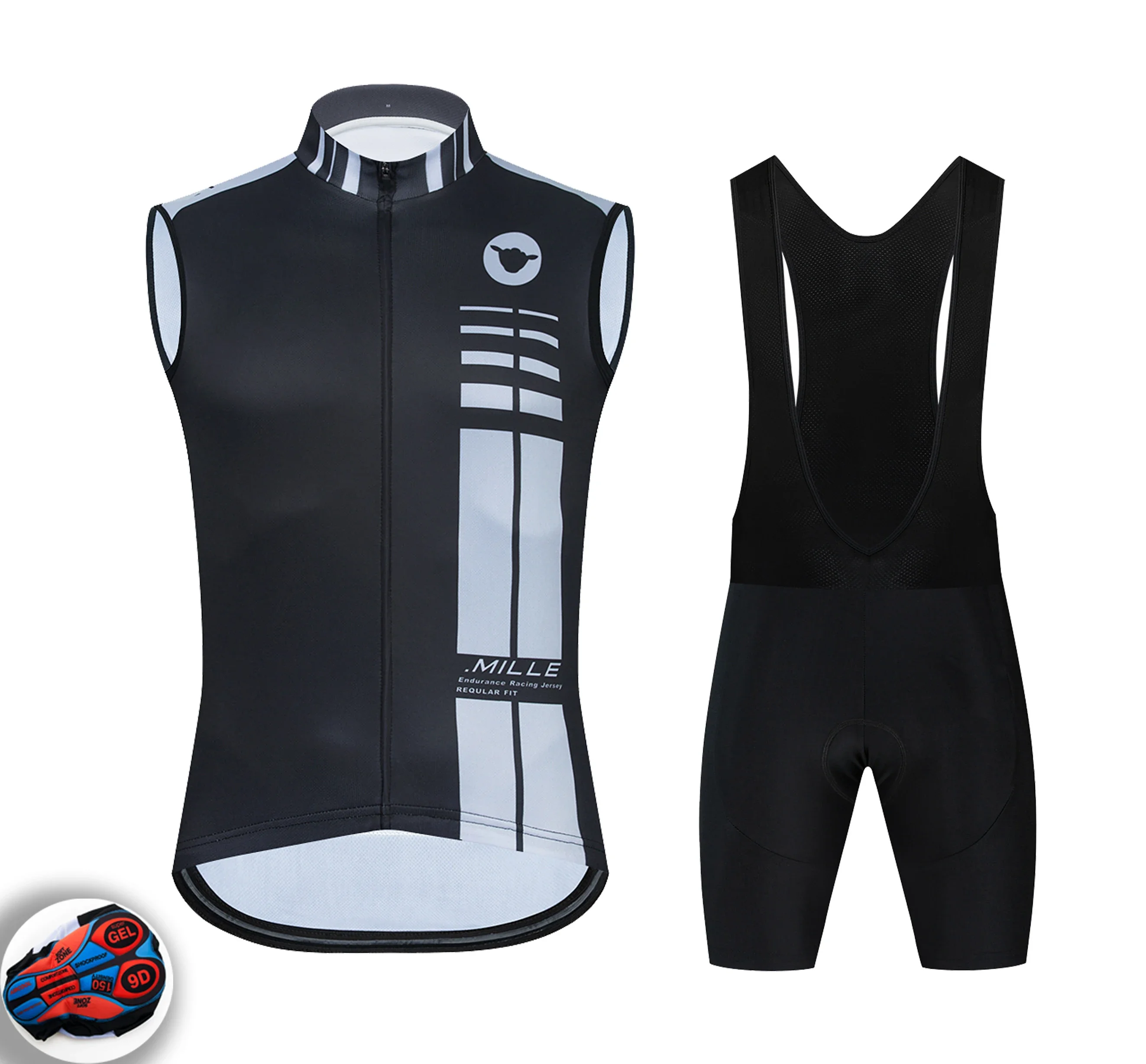 

Mens Lightweight Windof Wear 2021 New Cycling Jersey Sleeveless MTB Breathable Vests Bicycle Wind vest