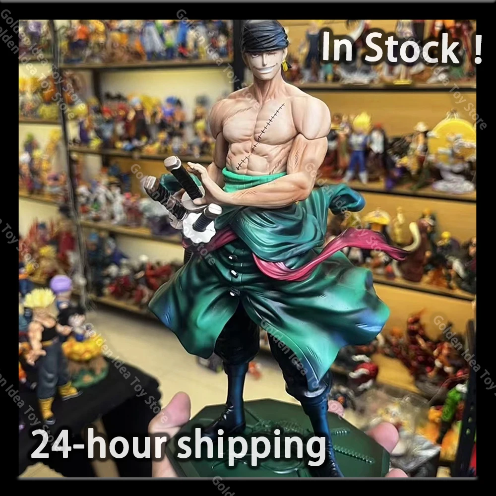 

In Stock 28cm One Piece Roronoa Zoro Standing Pose Anime Figure Model Statue Desktop Decoration Pvc Figurine Model Dolls Gifts
