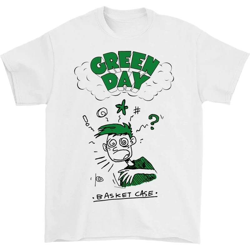

Green Day Green Day Band Illustration Fun American Cotton Printing Ladies Pajamas Marque Punk T-shirt Pour Hommes