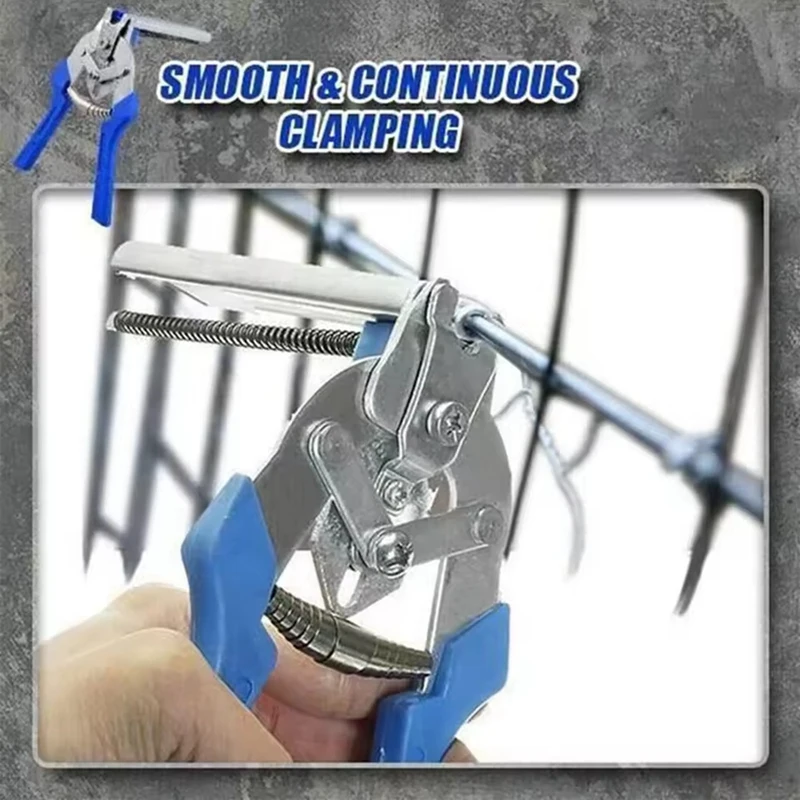 

M Type Nailer Wire Ringer Fastener Stapler with 600 Clips Suitable for Various Applications in Garden and Home-A27R