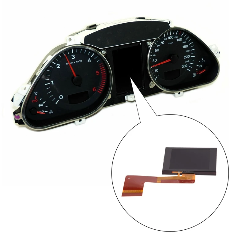 Car Dashboard LCD Instrument Cluster Display For Middle LCD Display Magneti Marelli- A6 4F0920900