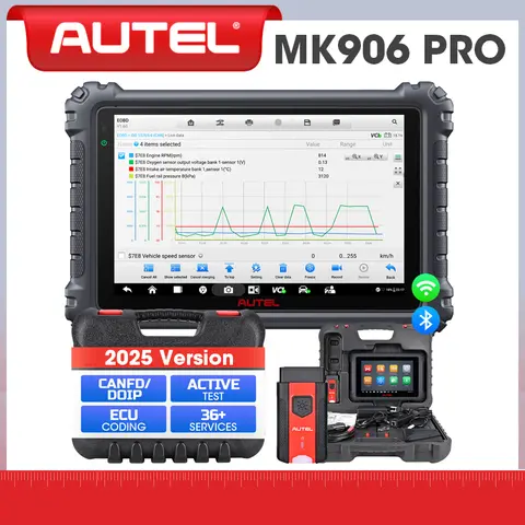 Autel MaxiCOM MK906 PRO 자동차 진단 도구 MK906PRO OBD2 자동차 스캐너 ECU 코딩 활성 테스트 CAN FD DoIP mk906pro Autel