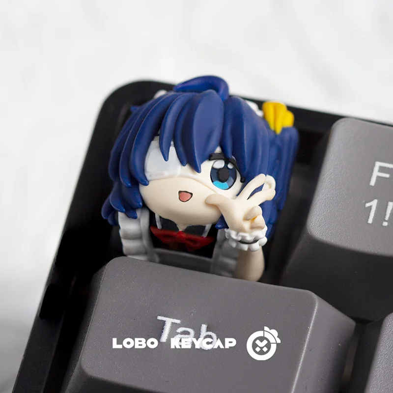 Little Bird Game Six Flower Theme Keycaps Resin Mechanical Keyboard PC Esports Game Keyboard Collection Gifts Customized Keycaps