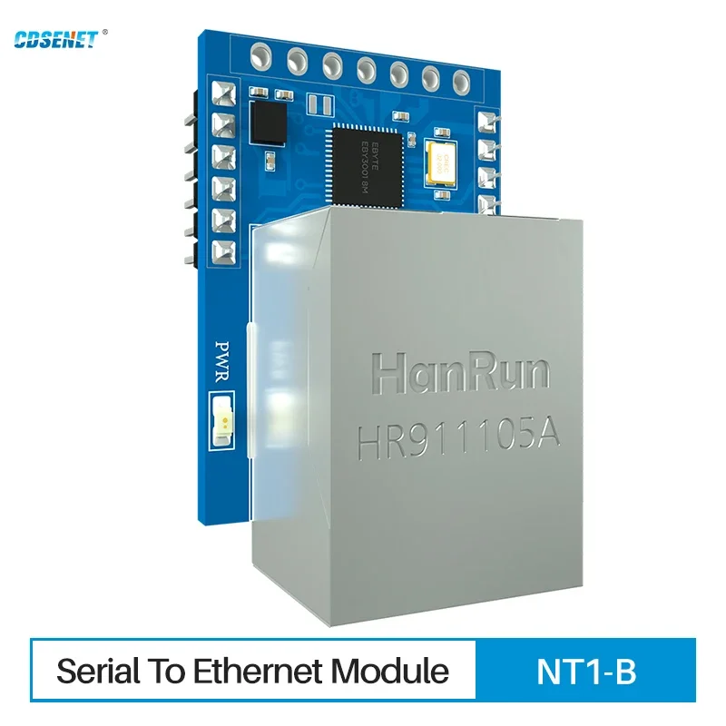 Szeregowy moduł ethernetowy TTL do RJ45 CDSENET UART NT1-B Modbus brama Modbus TCP do RTU MQTT niska moc