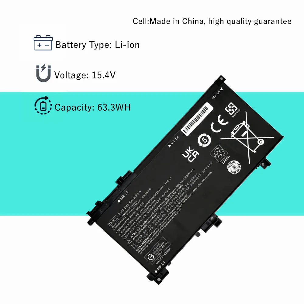 HSTNN-DB7T HSTNN-UB7A TE04XL Laptop battery For HP Omen 15-AX200 Pavilion 15-BC200 Series 15t-bc200 X7P44AV TPN-Q173