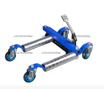 1 Ton Hydraulic Vehicle Shifter Car Skates Vehicle Ratcheting Foot Pedal Lift Wheel Dolly