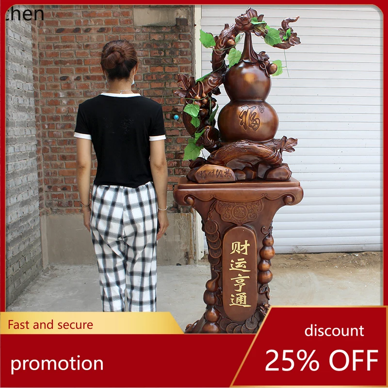CZ  Wealth-Attracting Gourd Ornament Cabbage Elephant Craft Floor-Standing Fortune Tree