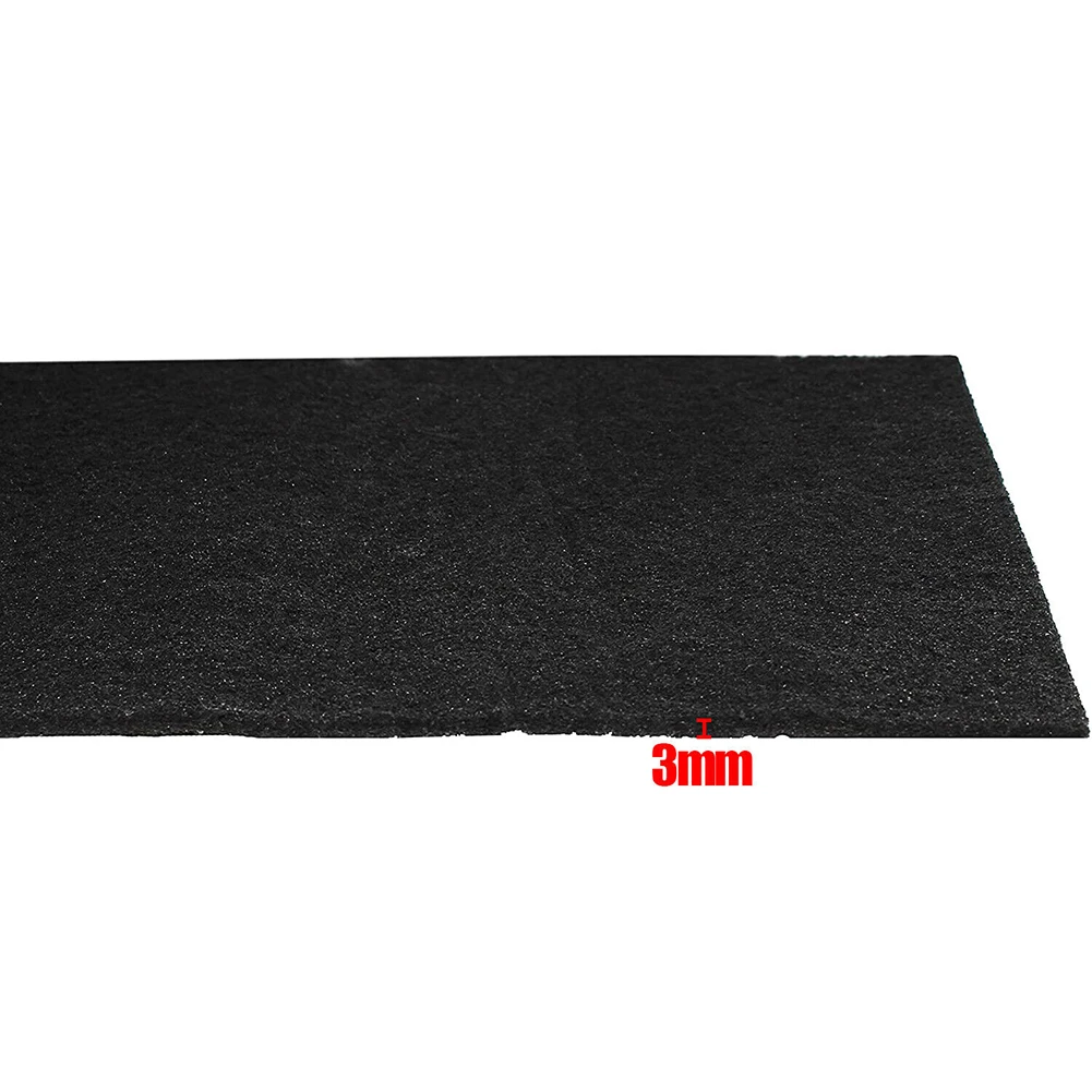 Piezas de filtro de carbono 100cm * 100cm * 3mm 1 pieza Extractor de hojas de capacidad de carbón filtro de carbón de poliuretano fácil de usar
