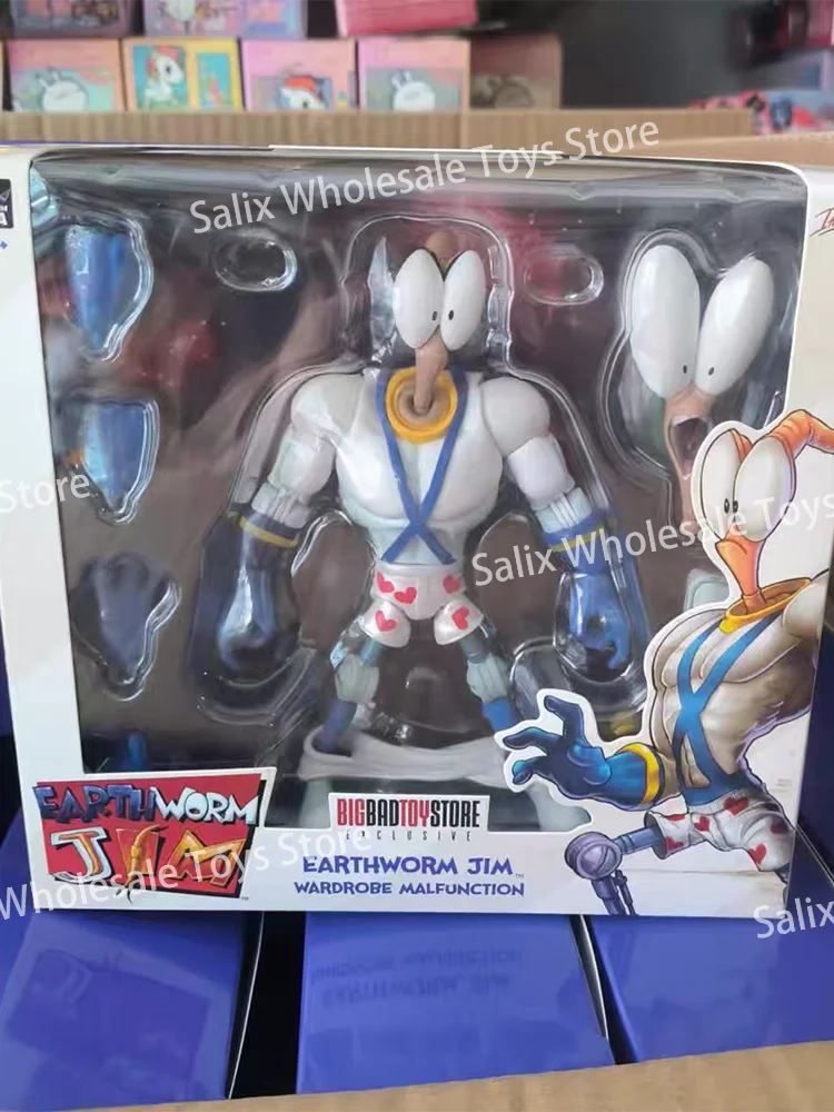 In Stock 1/12 Earthworm Jim Pdna Psy Crow Bob The Killer Action Figure Worm Body Psy-Crow The Killer Collectible Customized