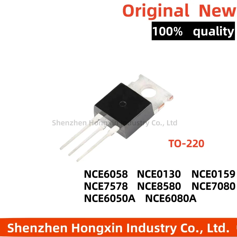 10 pieces NCE6050A NCE6080A NCE6058 0130 0159 7578 8580 7080 TO-220 Enhanced power MOSFET