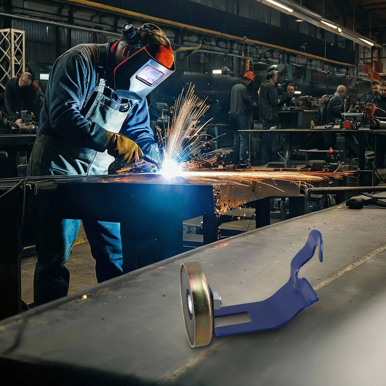 مرفق آمن لحامل شعلة اللحام MIG مع قاعدة مغناطيسية متوافقة مع مشاعل قطع MIG والبلازما