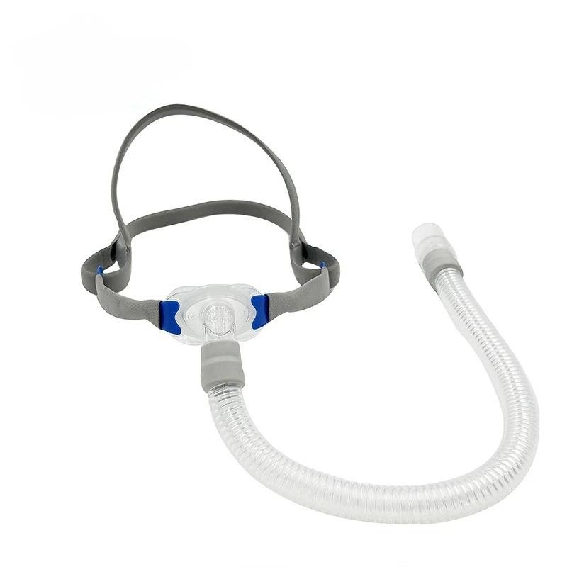 

PM2 Nasal Pillow Mask Nose Mask with Headband for CPAP Machine APAP BiPAP S/M/L 3 Sizes Silicone Cushions Apnea Anti-snore