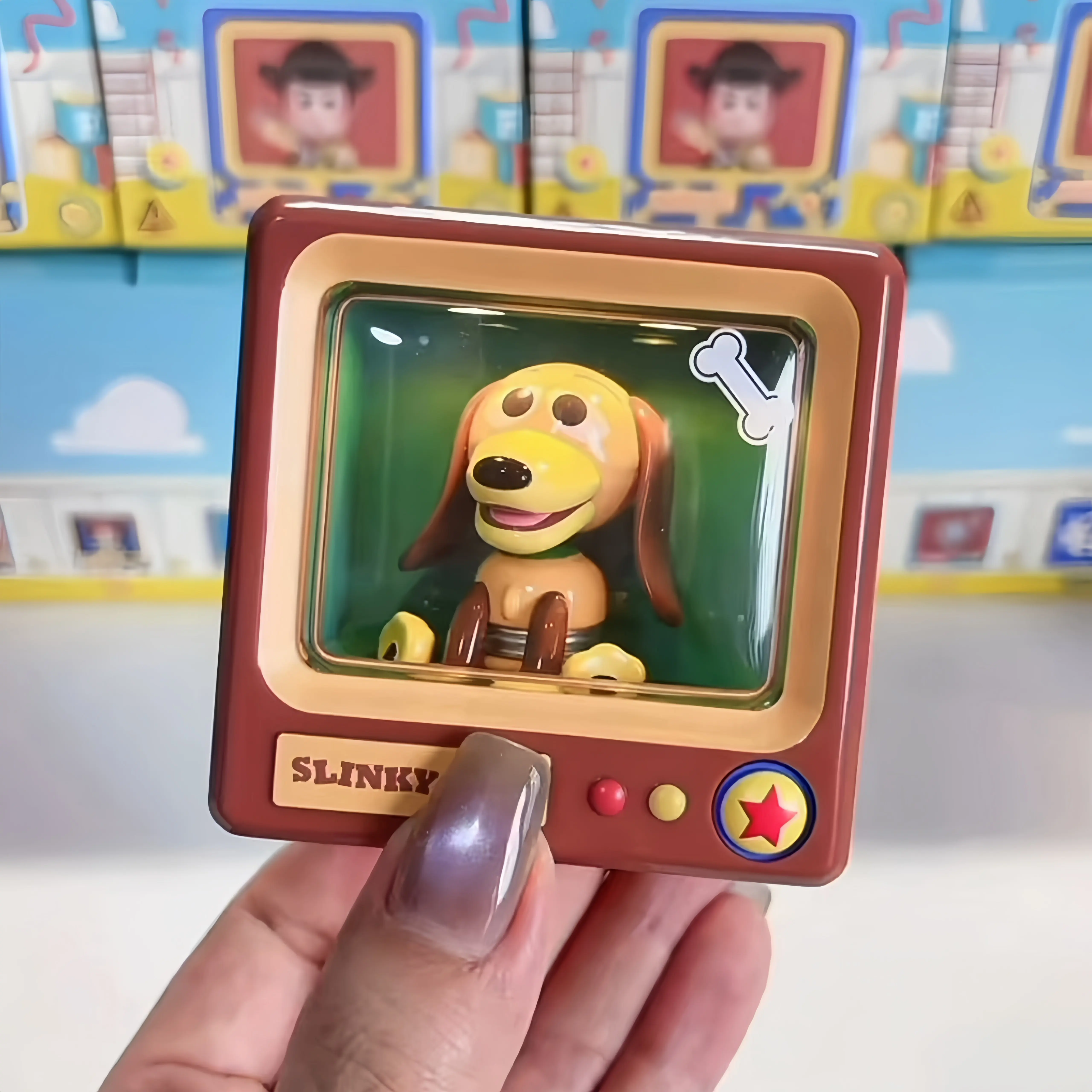 【シークレット】TOPTOY トイ・ストーリーMINI TV ドーリーDolly Toptoy Toy Story 5 Mini Tv Series Blind Box Dolly Action Figure