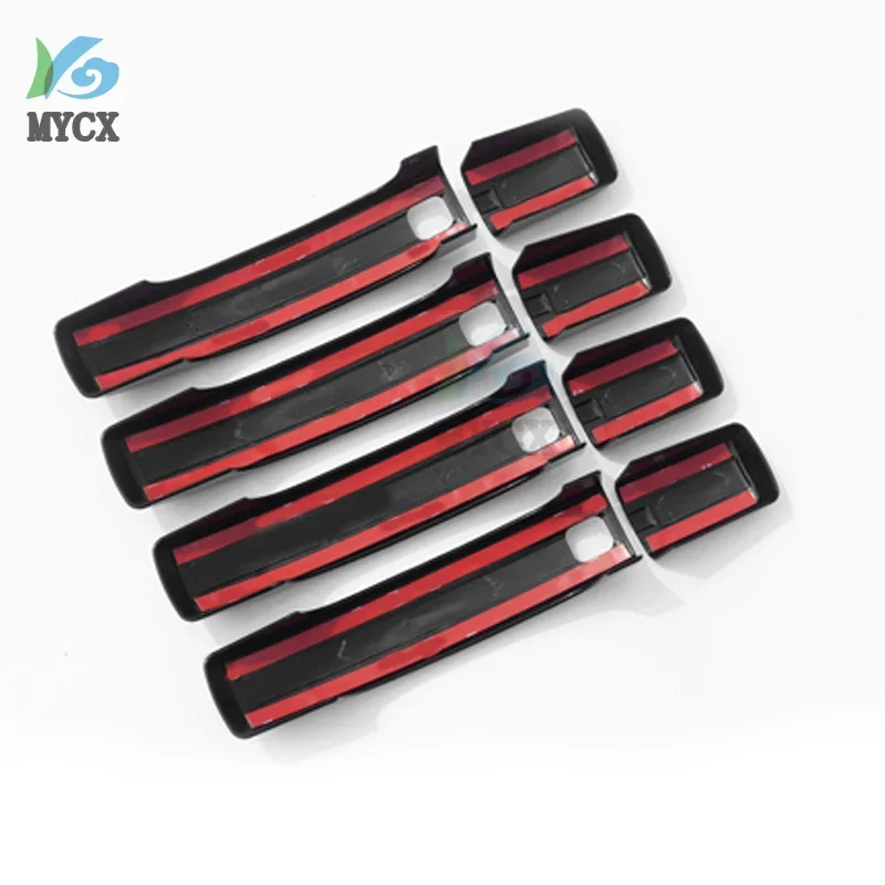 8PCS ABS Chrome Door Handle Cover Trim For Range Rover Sport / Land Rover LR4 Discovery 4/Freelander 2 /With 4 Smart Keyhole