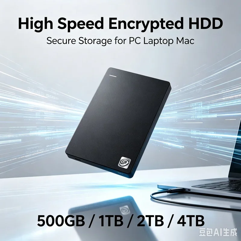 2.5 Inch Portable Expansion HDD USB3.0 Ultra Thin High Speed 1TB 2TB External Hard Drive For Data Backup Storage