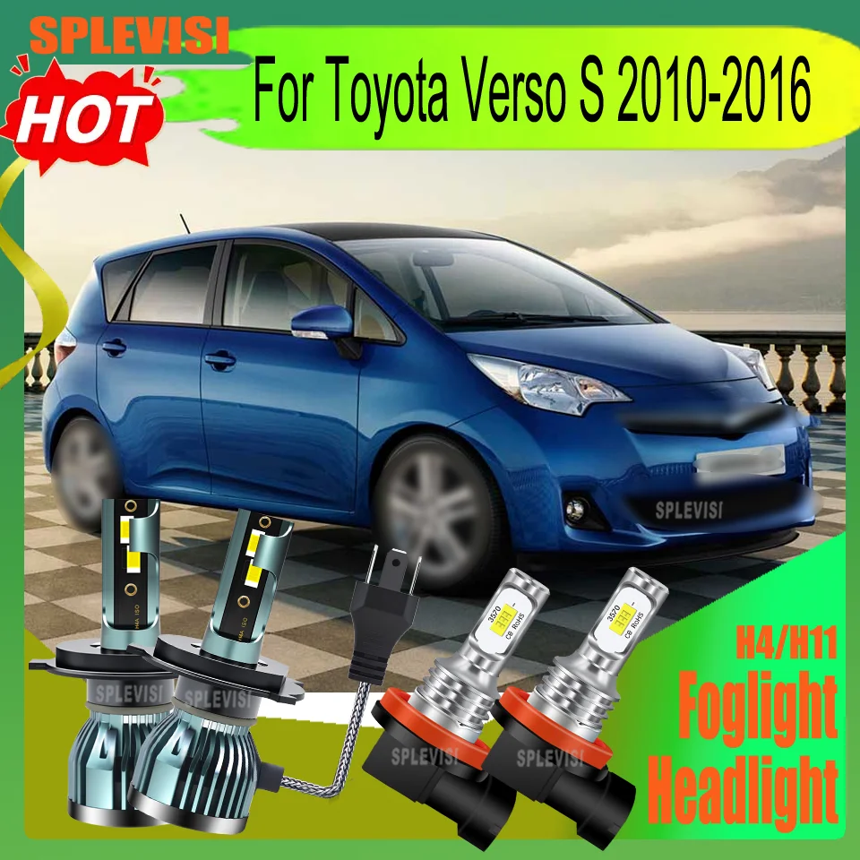

9003/H4 H11 LED Headlight Foglight 5 years Warranty Clear Night Vision For Toyota Verso S 2010 2011 2012 2013 2014 2015 2016