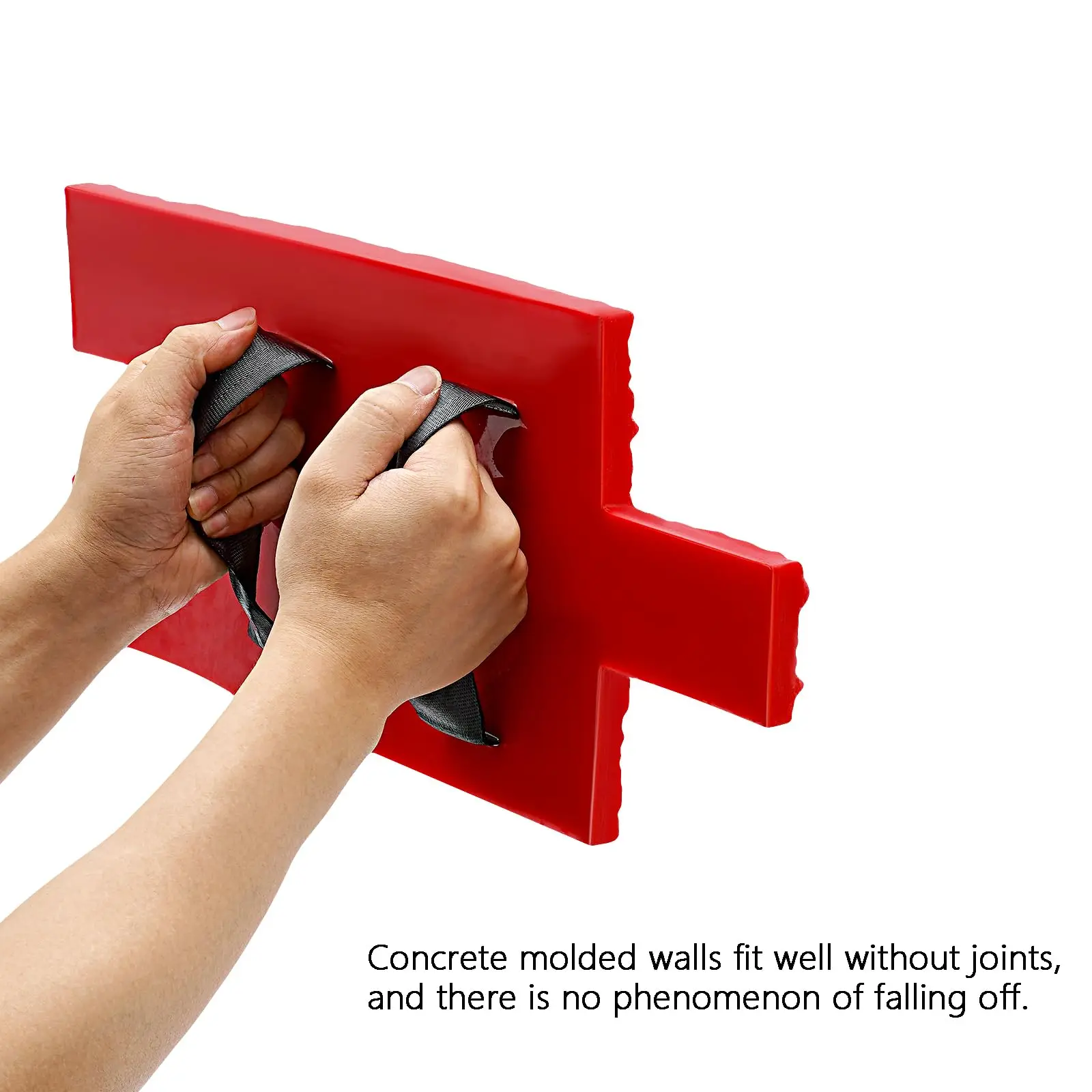 ختم خرسانة من البولي يوريثان، حصيرة نسيج خرساني للمسات نهائية من الأنماط المختومة، أدوات ختم قالب جدار الأسمنت الحجري - مثالية للاستخدام بنفسك، Con