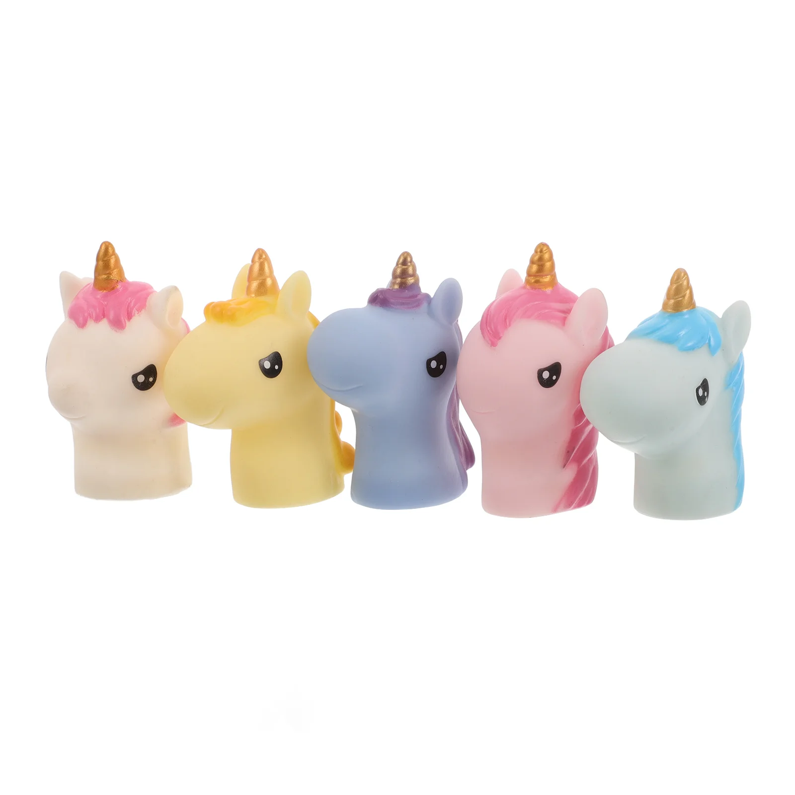 5-teilige Einhorn-Handpuppe für Kleinkinder, Spielzeug, Finger, klein, für Kinder, Preis-Partygeschenke