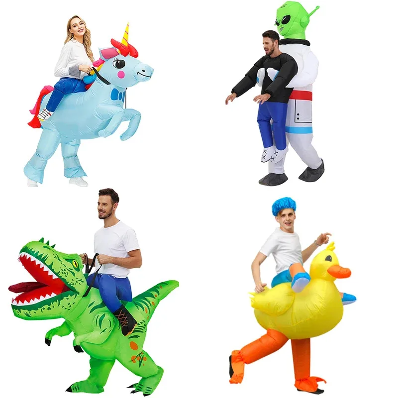 

LQHOT аниме надувной костюм динозавра вечерние костюмы талисмана костюм Disfraz косплей костюмы на Хэллоуин для взрослых детское платье