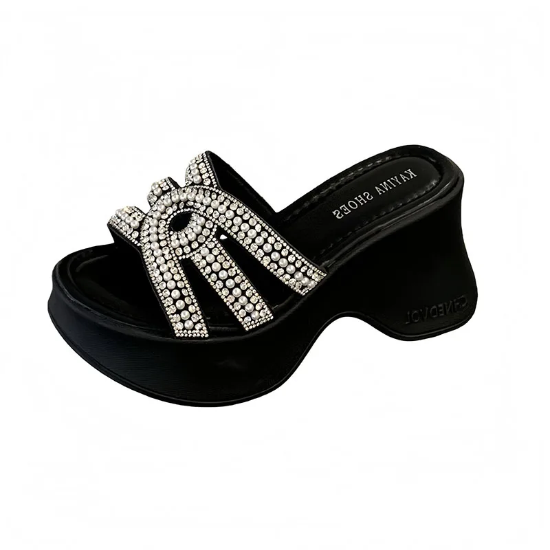 Black Heels Slipper… - image