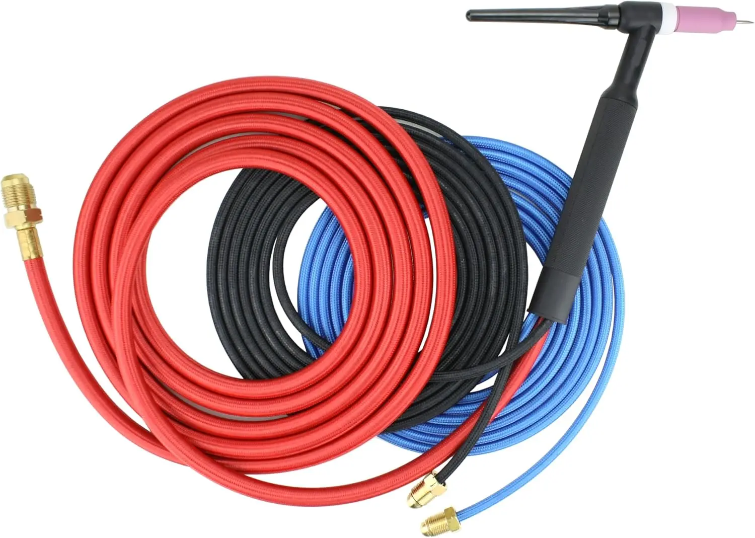 Series - 350 Amp - Water Cooled - Flexible Head Tig Torch - 25 Feet 3-Piece Cable - Model: Wp-18F-25R