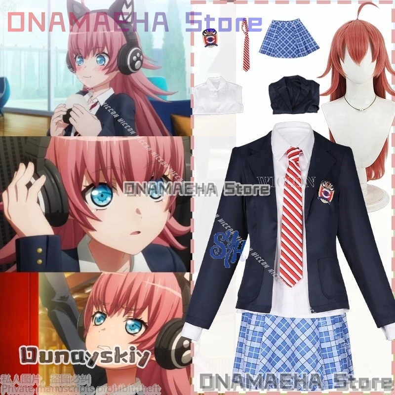 

Аниме Bang Dream! Костюм Тамара Чию для косплея JK, японская школьная форма, платье Kawaii Jirai Kei для девочек, Лолита, женщина на Хэллоуин