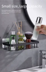 1PC Toilet Non Perforated Suction Cup Storage Rack For Organized Storage Washbasin Wall Mounted Kitchen Bathroom Storage Rack