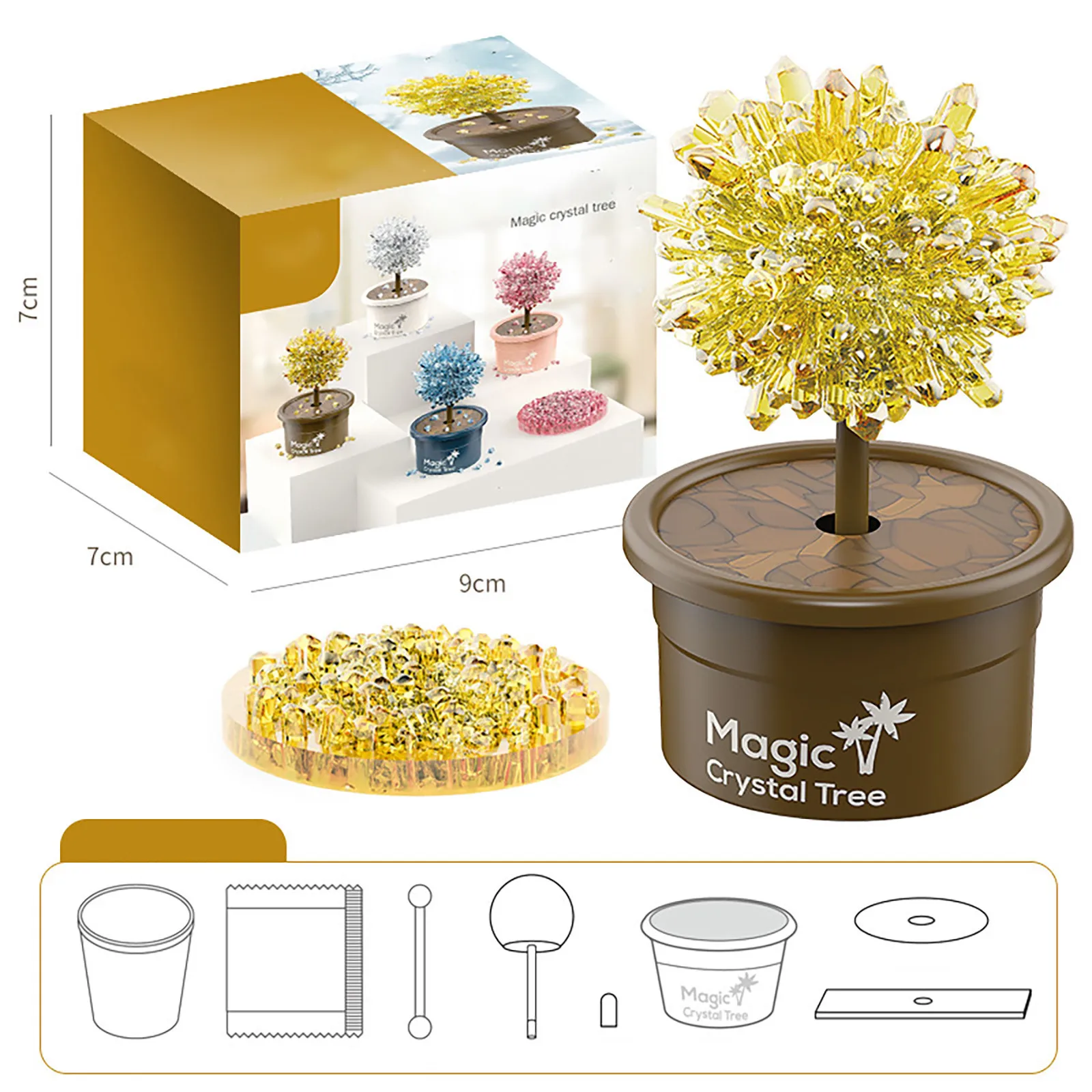 

Набор для выращивания кристаллов для детей 4-6 лет: Набор для творчества и рукоделия, научные эксперименты, игрушки для развития научного мышления