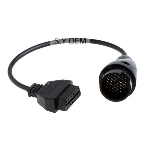 38Pin OBD1 16Pin OBD2 Diagnose Adapter Stecker for-Mercedes W124 W140 W202 W210 0B10