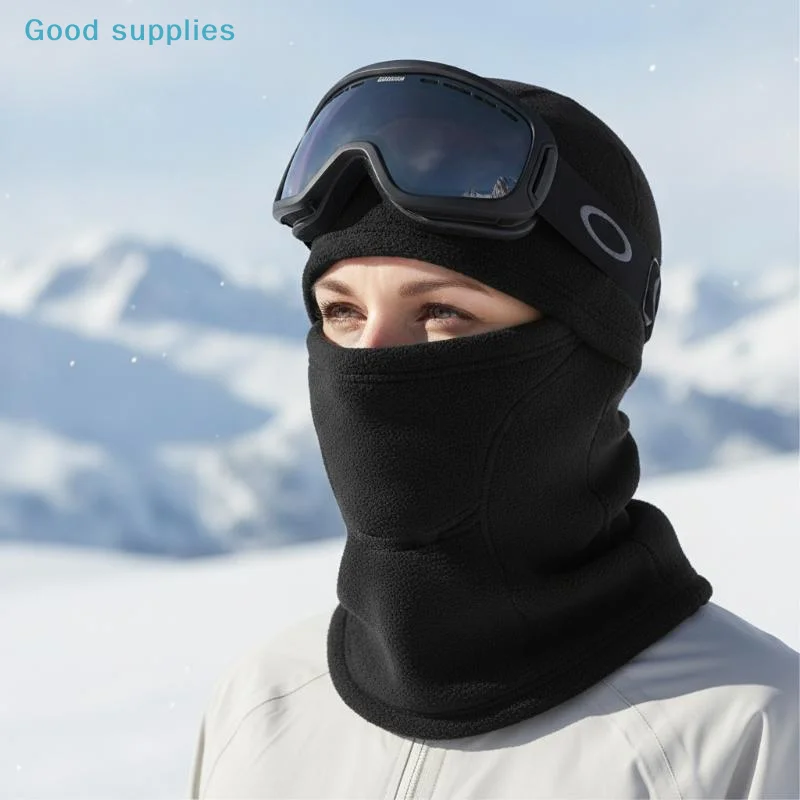 nimbleWinter Cycling Mask Thermal Windproof Ski Mask Men Women Warm Polar-fleece Outdoor Sport Motorcycle Face Maskobject