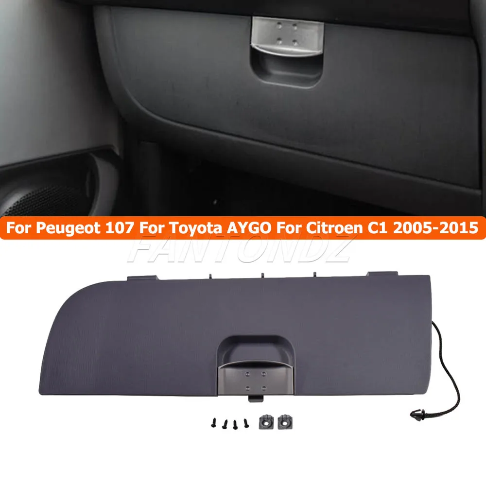 Car Glove Box Lid Replacemnet For Peugeot 107 For Toyota AYGO For Citroen C1 2005-2015 Left Hand Drive Vehicles / Right Hand