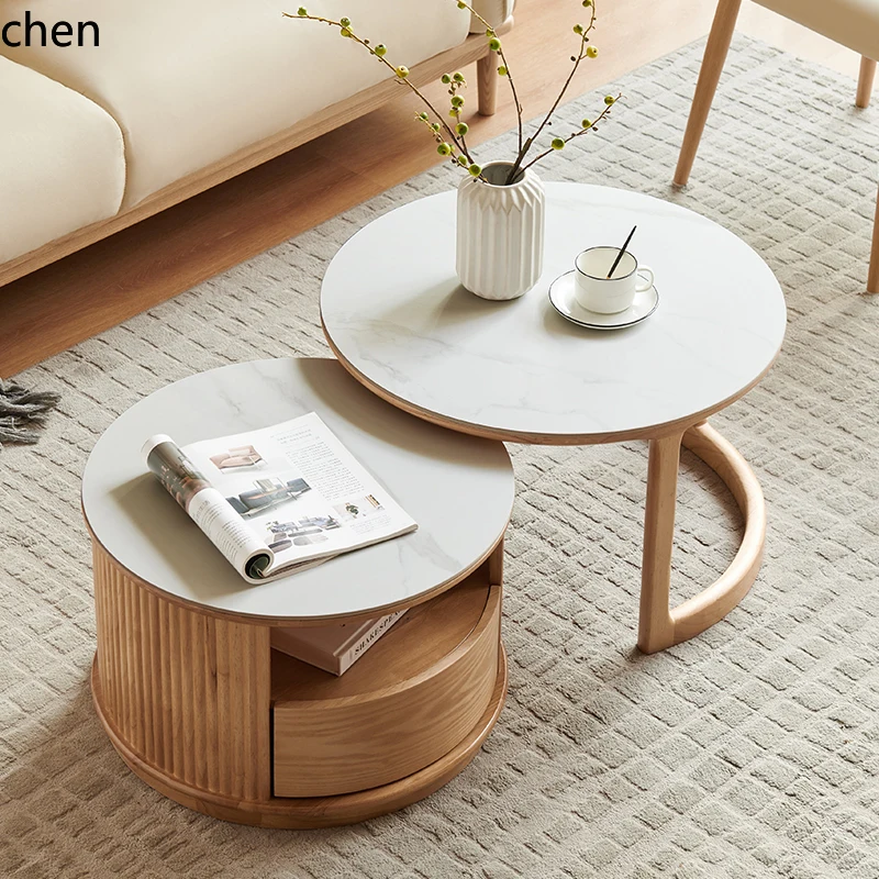 Yxy Solid Wood Roun… - image