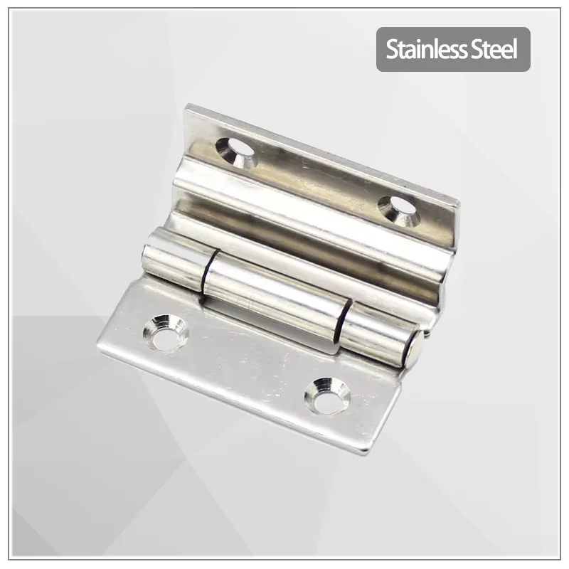 

Stainless Steel Stepped Hinge Right-angle Bending Industrial Automation Equipment Cabinet Door Hinge
