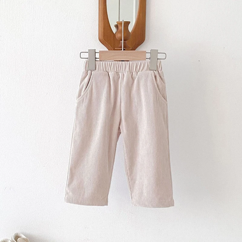 2026 كل جديد الكورية العصرية الاطفال الفتيان الفتيات السراويل الأطفال سروال قصير غير رسمي الملابس القطن الصلبة اللفت السراويل