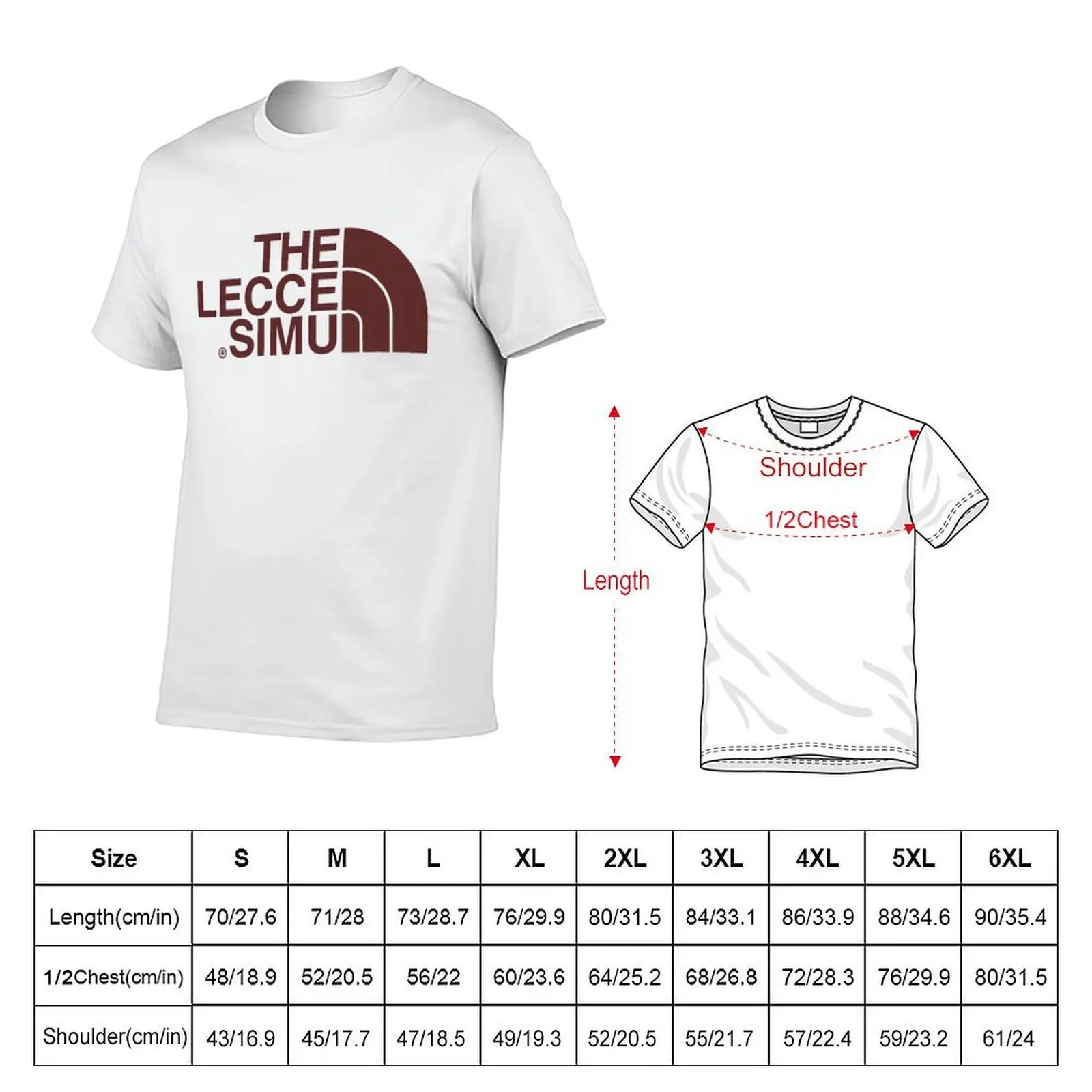 The Lecce simu simu T-Shirt t shirts for man cotton funny cotton t shirt man T-Shirt